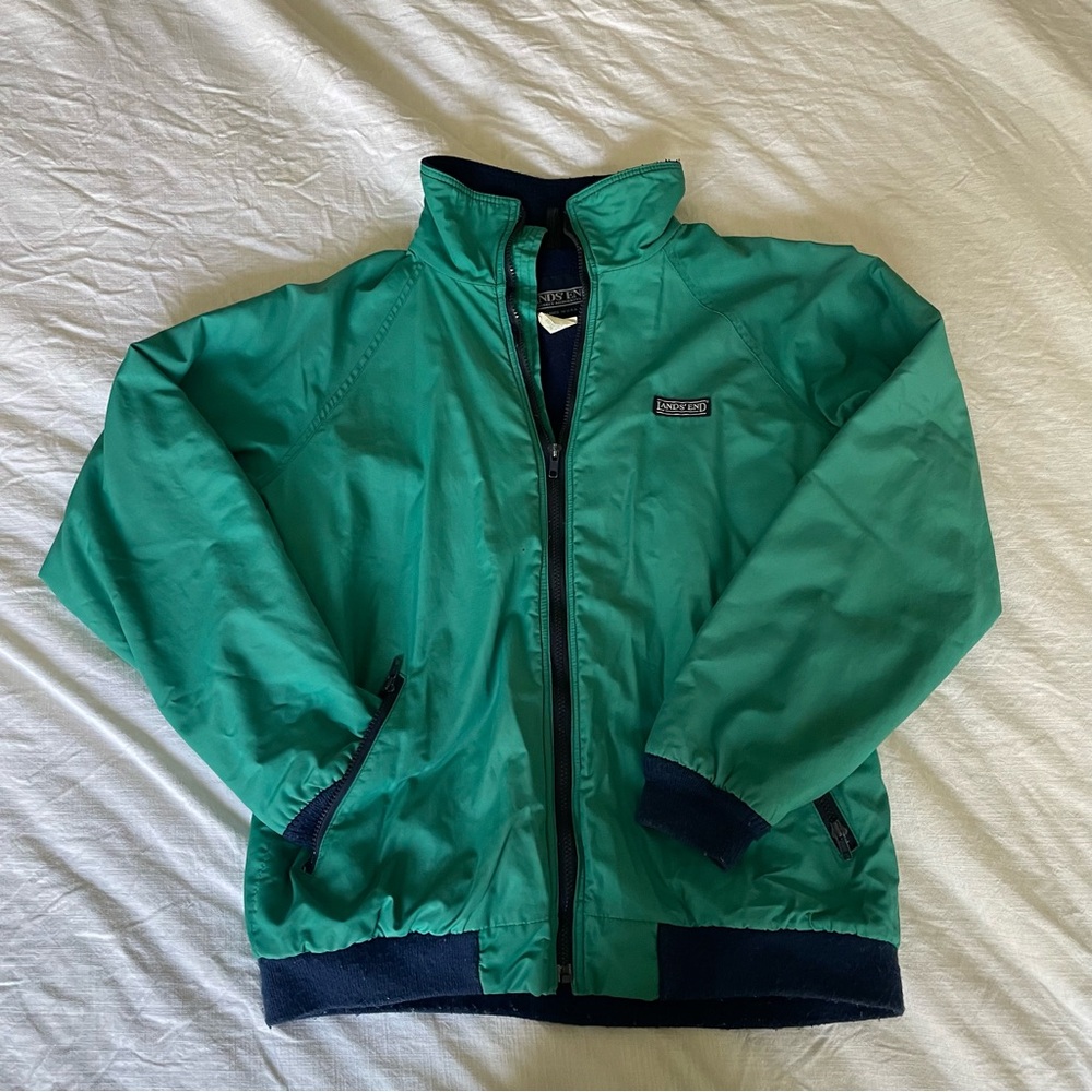 Vintage Made in USA Lands End 3 Season Coat
